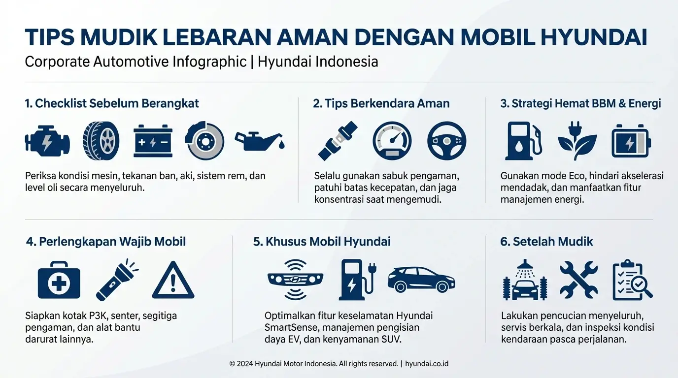 Tips Mudik Lebaran Pakai Mobil Hyundai: Panduan Lengkap dari Persiapan hingga Tiba dengan Selamat