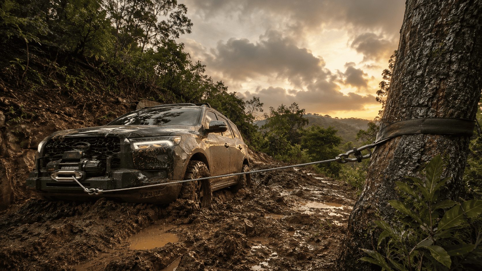 Jangan Andalkan Mobil Derek: Pentingnya Offroad Winch Mobil Bergaransi Resmi untuk Perjalanan Adventure